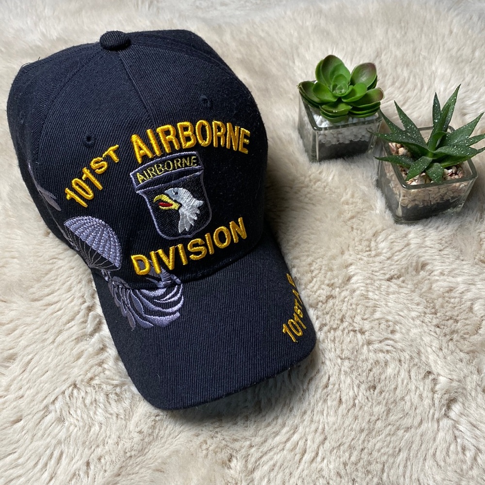 101st Airborne Division Cap Black